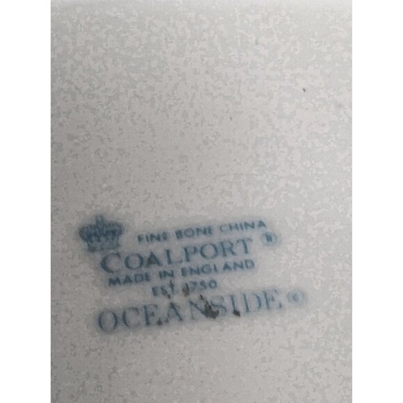 Vintage Coalport Bone China Tea Pot Creamer/Sugar Bowl  Oceanside Pattern 1990's - Picture 9 of 16
